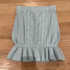 Majorelle Light Blue Sweater Skirt